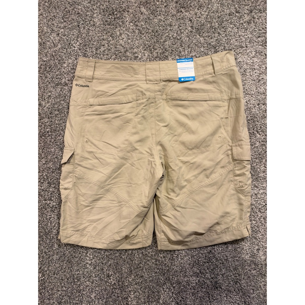 Columbia Shorts Womens 10 Tan East Ridge Cargo Omni-Shade UPF 30 Hiking Outdoor